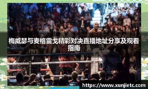梅威瑟与麦格雷戈精彩对决直播地址分享及观看指南